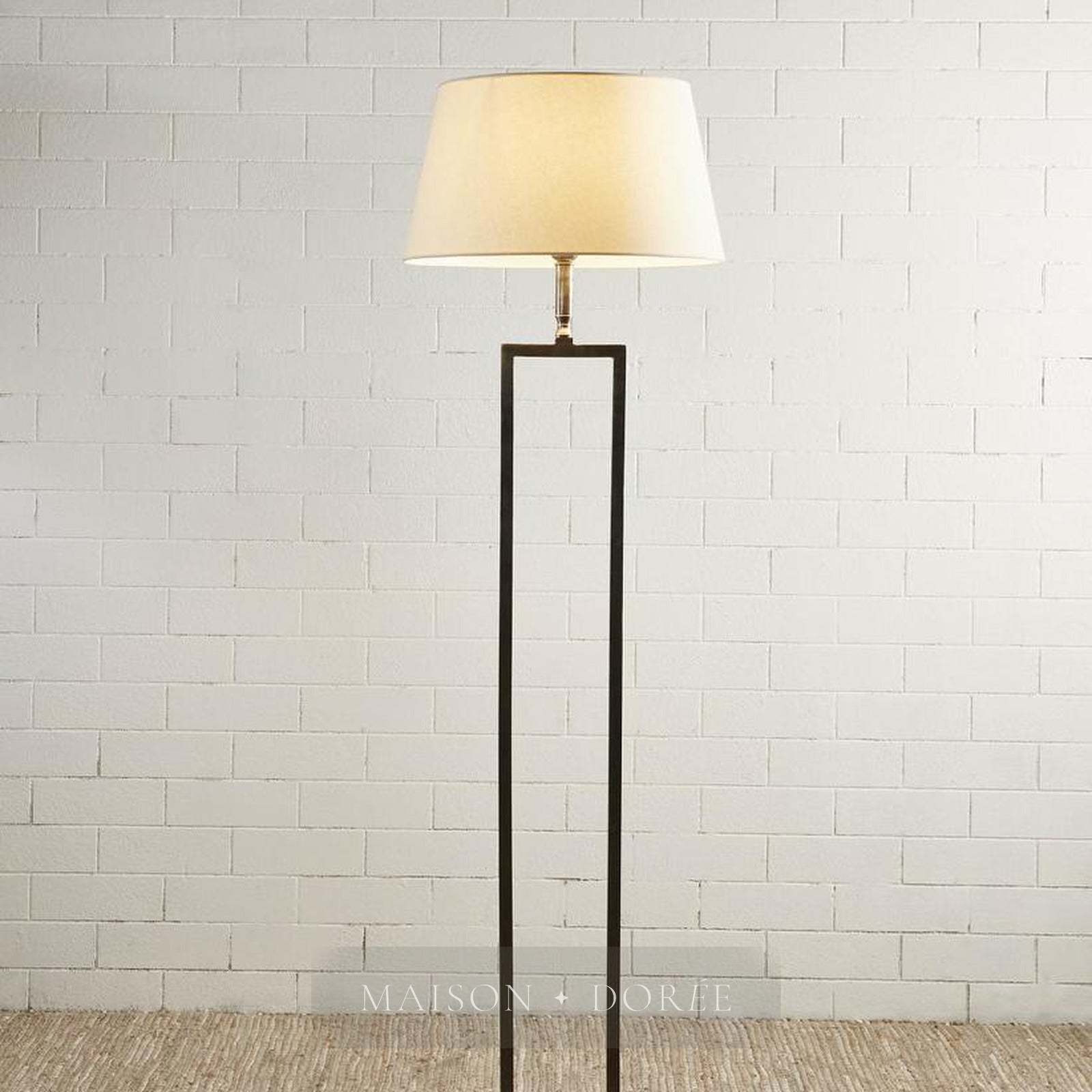 Hamilton Floor Lamp Antique Silver