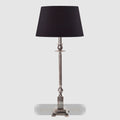 Canterbury Table Lamp Base Antique Silver- Base Only
