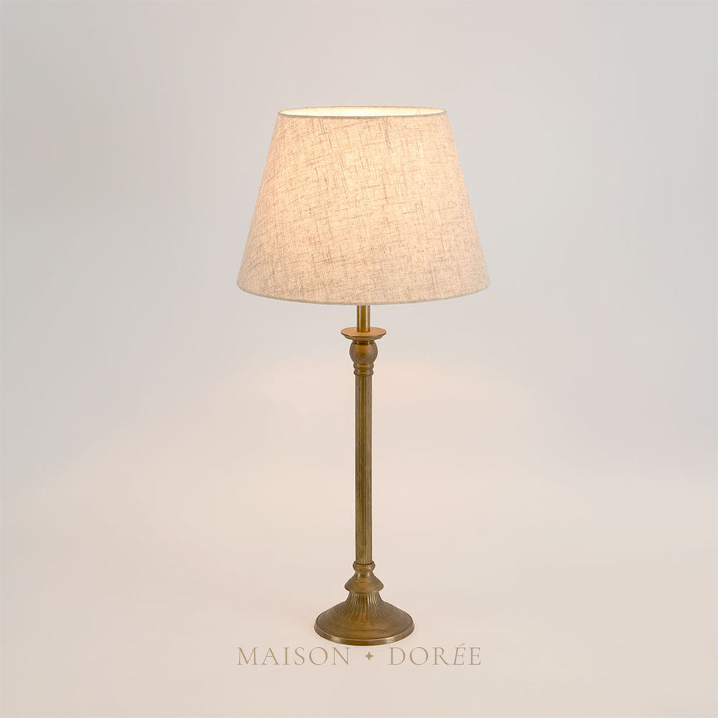 Chelsea Table Lamp Base Antique Brass- Base Only