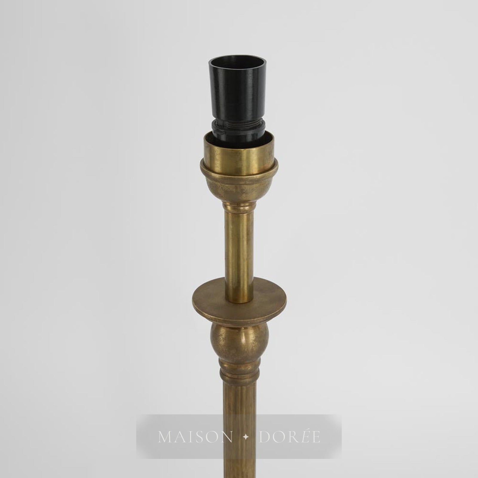 Chelsea Table Lamp Base Antique Brass- Base Only