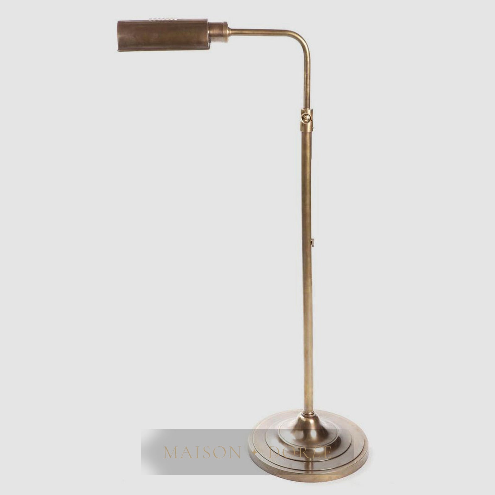 Brooklyn Floor Lamp Antique Brass