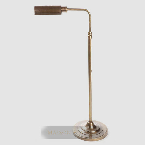 Brooklyn Floor Lamp Antique Brass