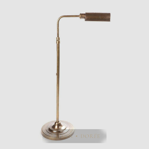Brooklyn Floor Lamp Antique Brass