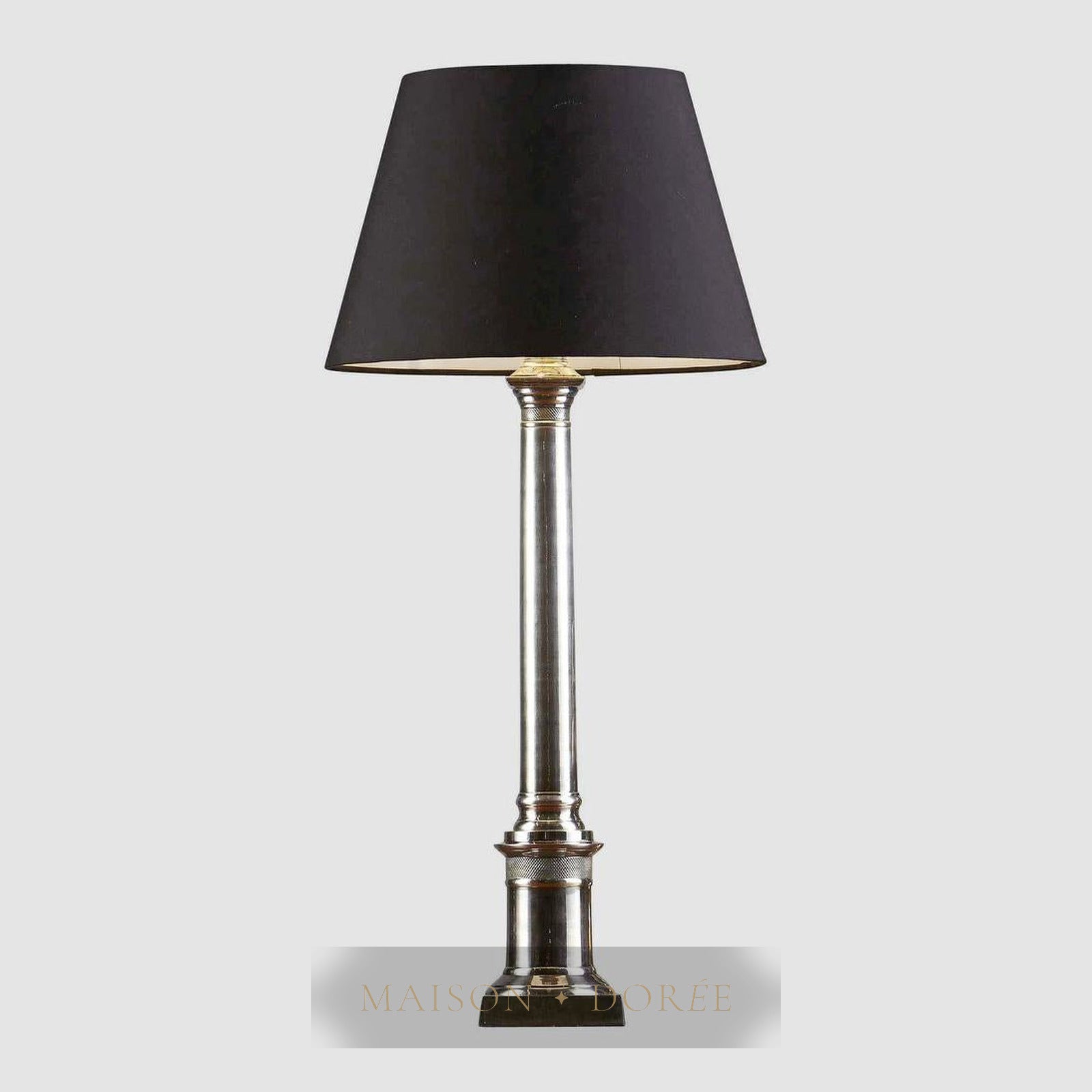 Wiltshire Table Lamp Base Antique Silver- Base Only