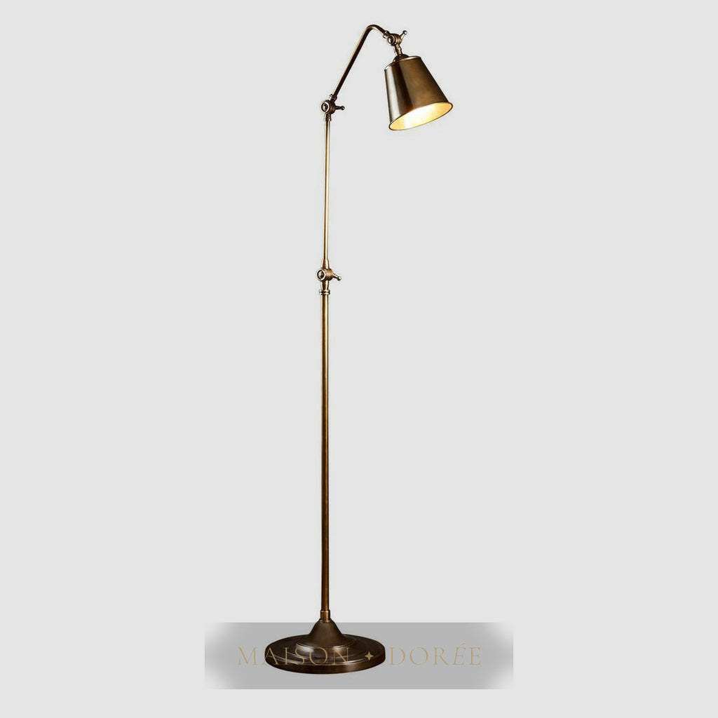 Newbury Floor Lamp Antique Brass