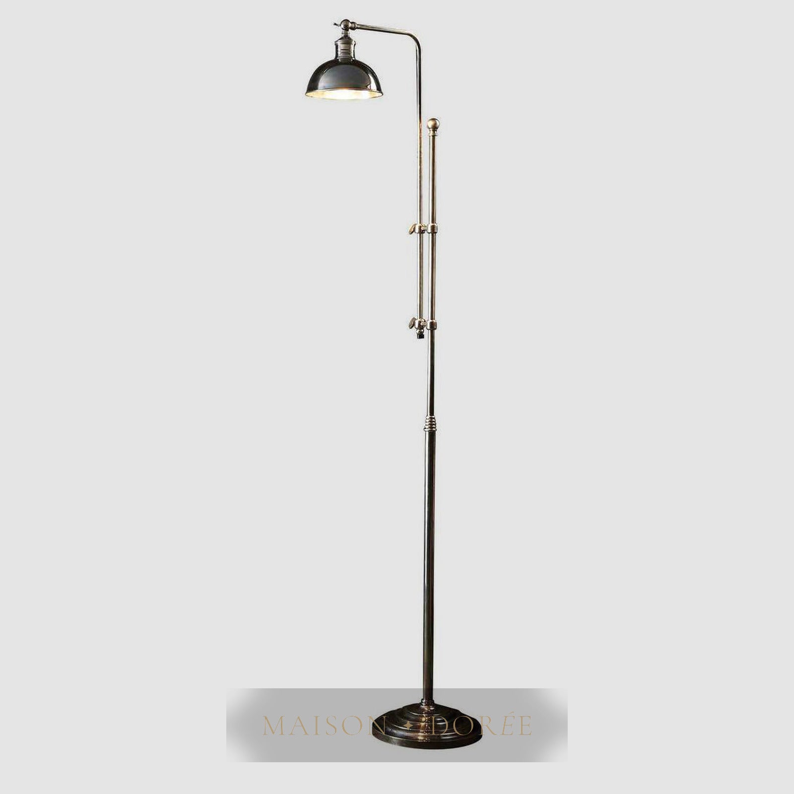 Michigan Floor Lamp Antique Silver — Antique Silver