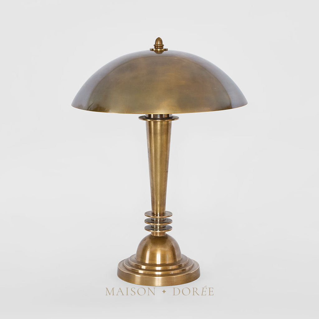 Como Table Lamp Antique Brass