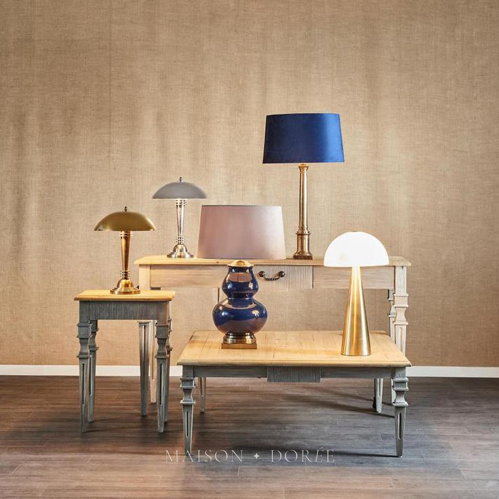 Como Table Lamp Antique Brass