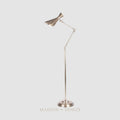 Grasshopper Floor Lamp Antique Silver