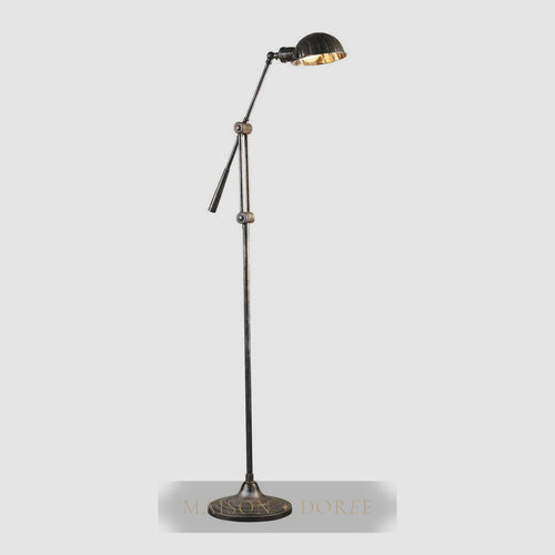 Calais Floor Lamp Antique Silver