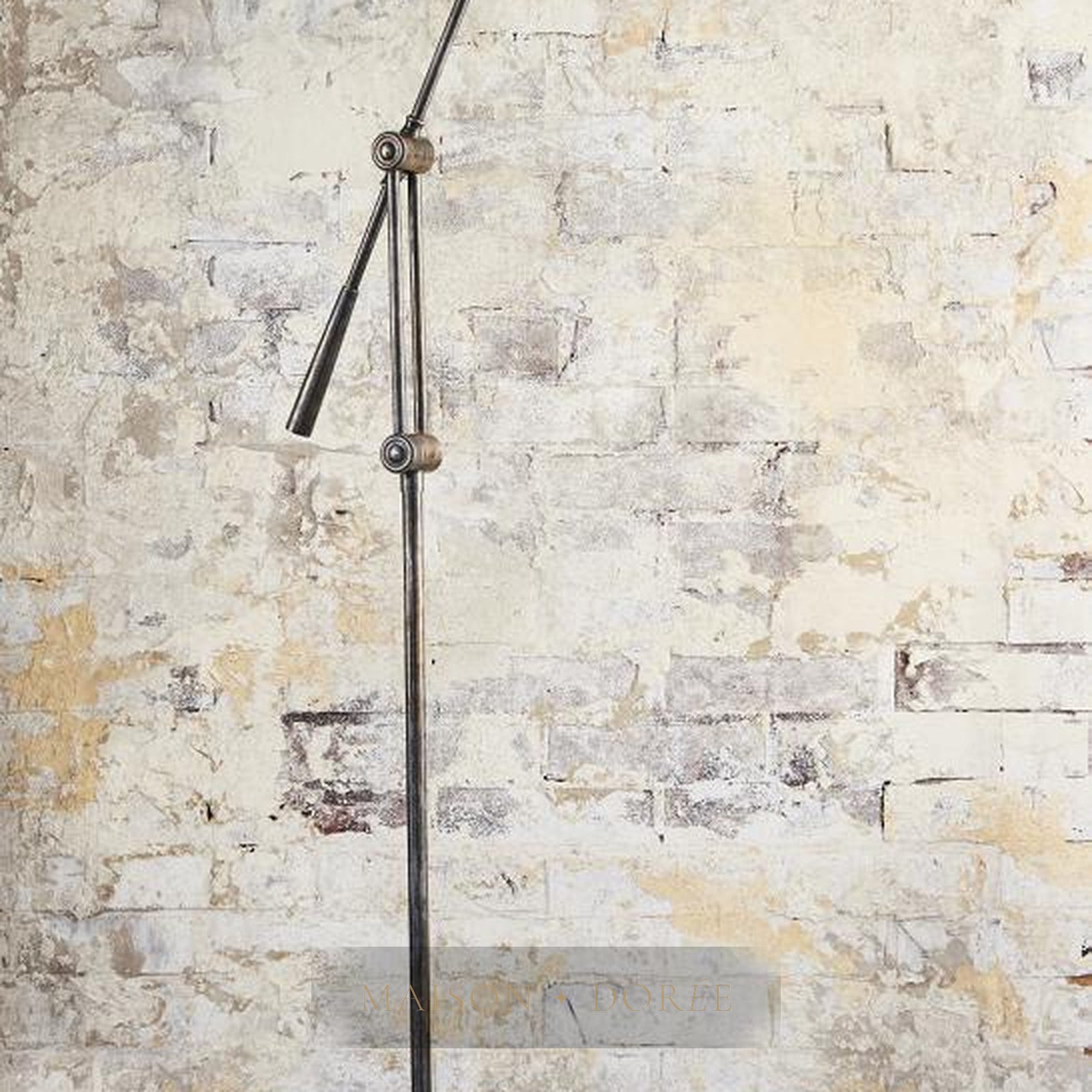 Calais Floor Lamp Antique Silver