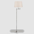 Macleay Floor Lamp Base Antique Silver- Base Only — Antique Silver