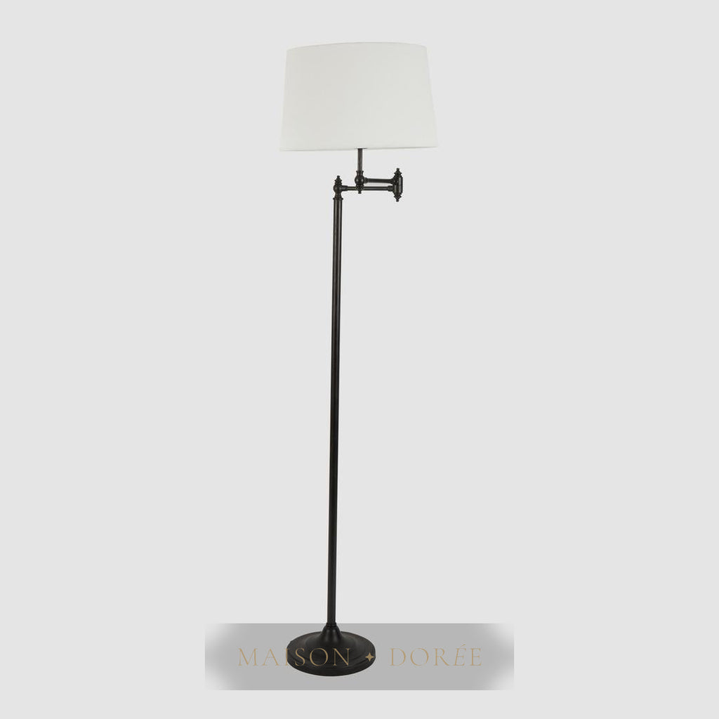 Macleay Floor Lamp Base Matte Black- Base Only
