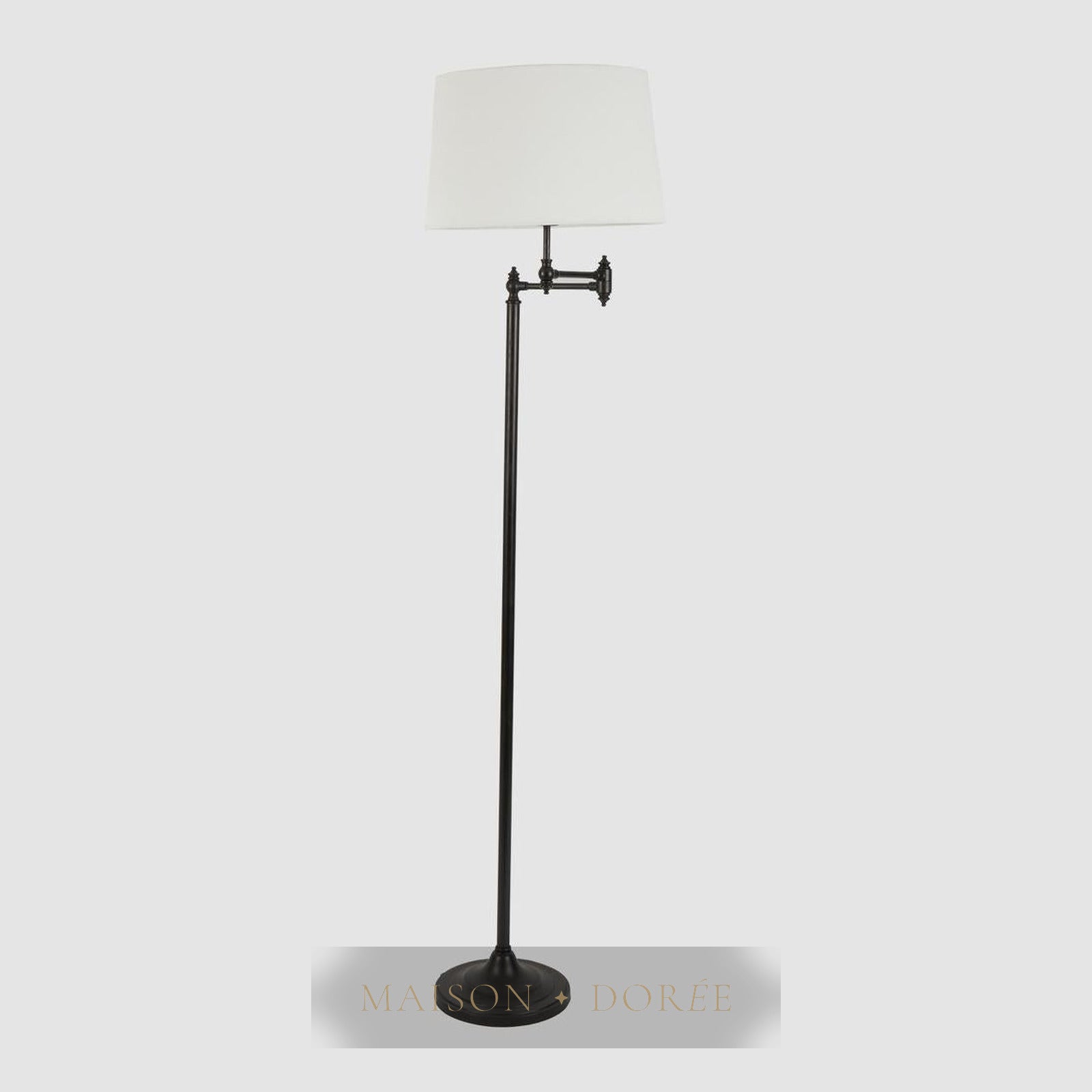 Macleay Floor Lamp Base Matte Black- Base Only