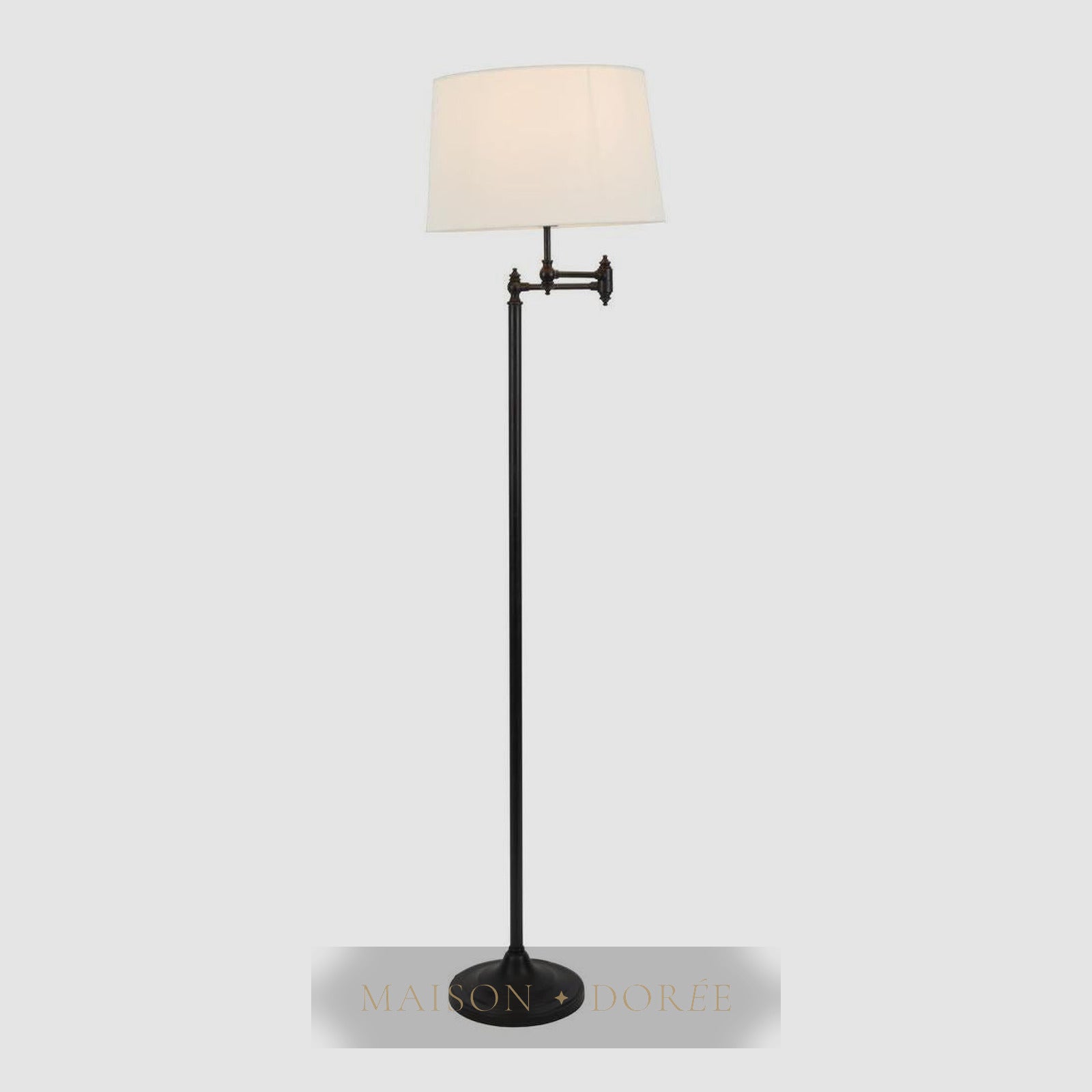 Macleay Floor Lamp Base Matte Black- Base Only