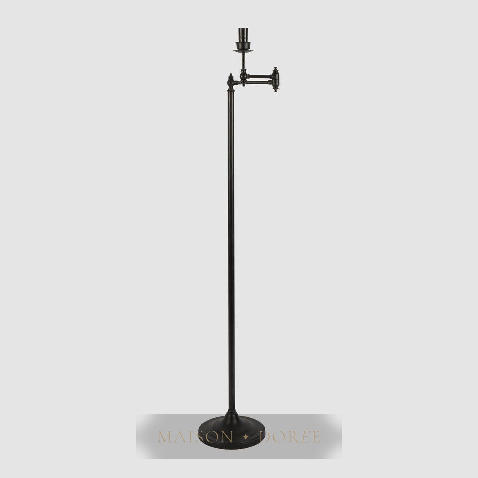 Macleay Floor Lamp Base Matte Black- Base Only