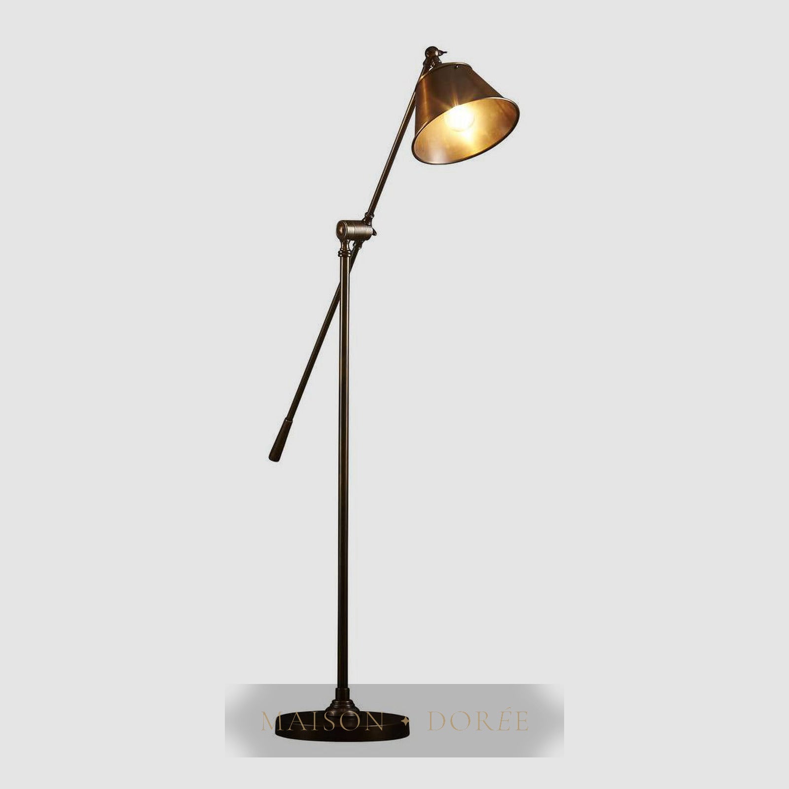 Winslow Floor Lamp Antique Brass