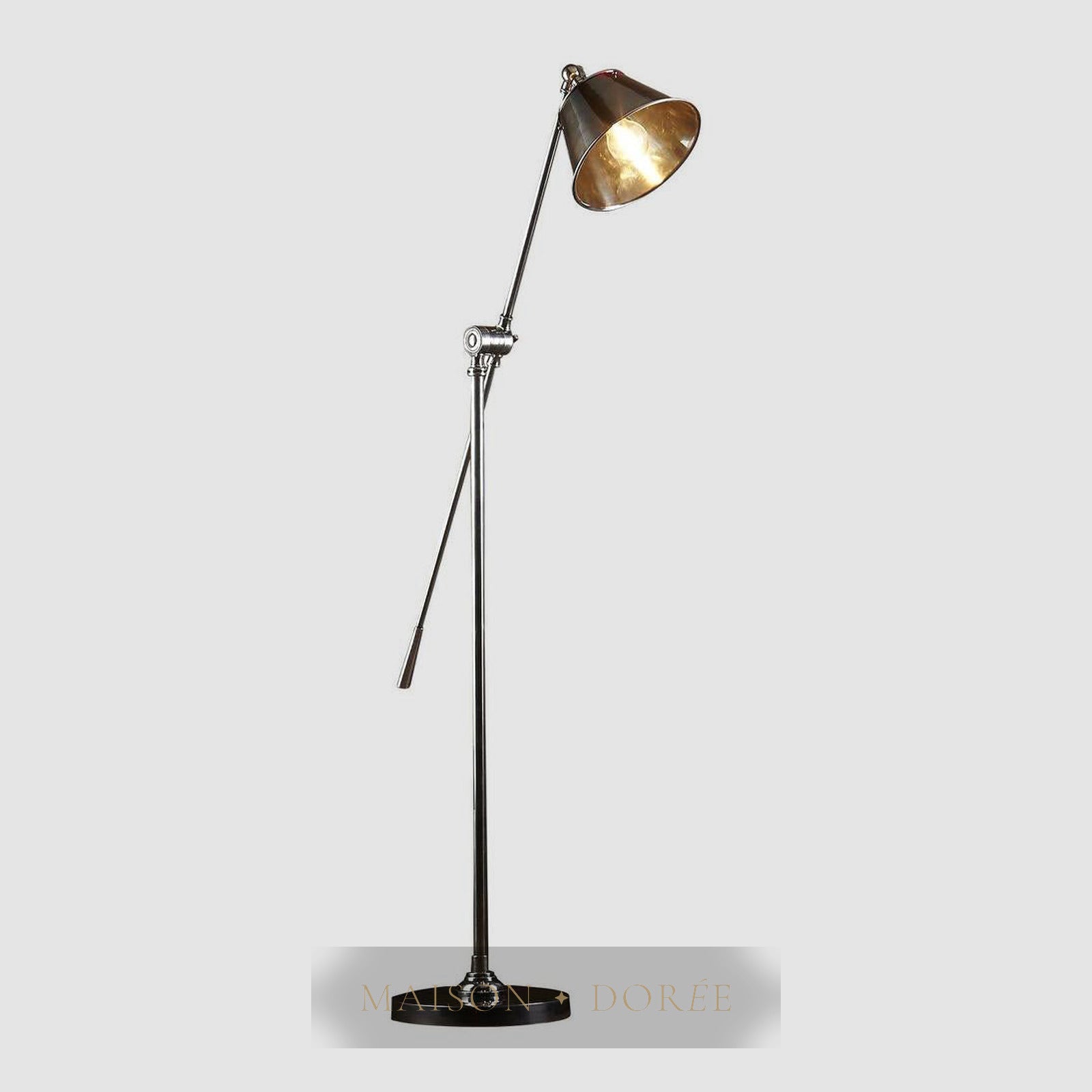 Winslow Floor Lamp Antique Silver — Antique Silver