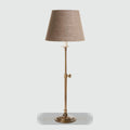 Davenport Table Lamp Base Antique Brass- Base Only