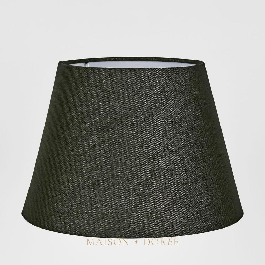 Linen Taper Lamp Shade XS Black