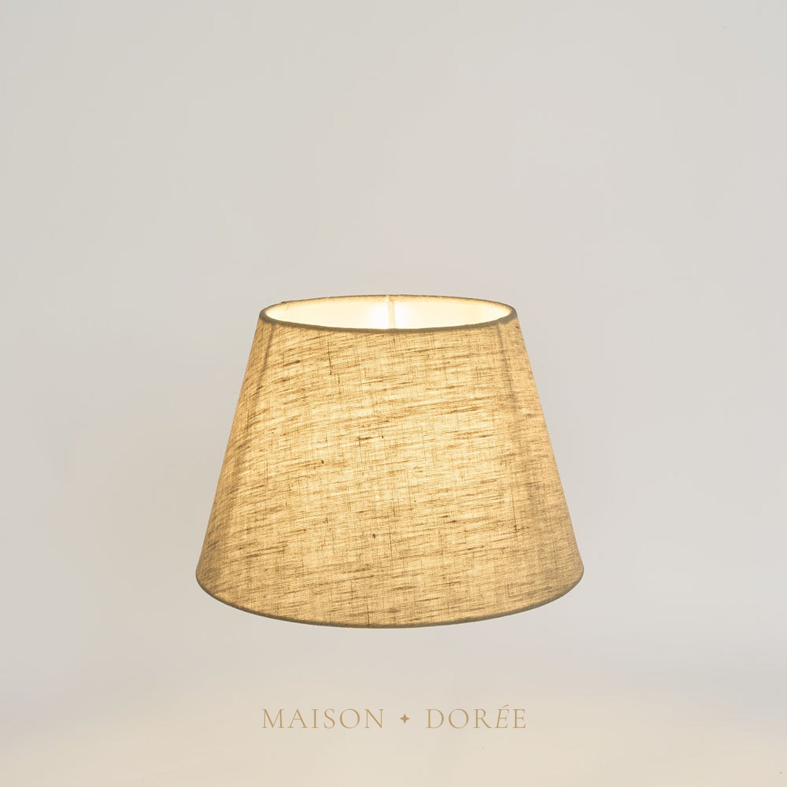 Linen Taper Lamp Shade XS Light Natural