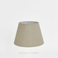 Linen Taper Lamp Shade XS Dark Natural
