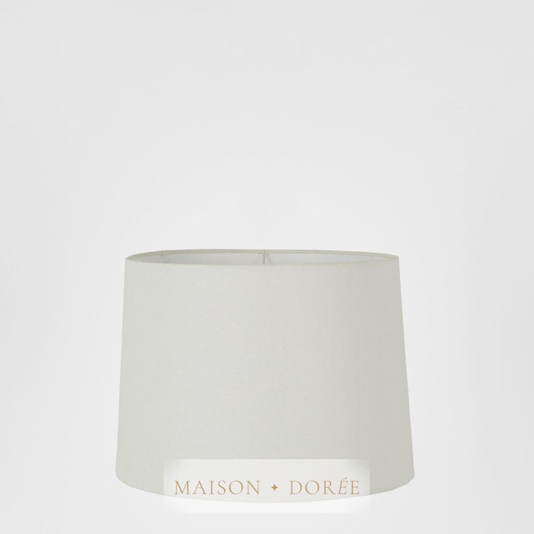 Linen Drum Lamp Shade XS Ivory