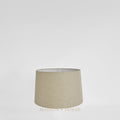 Linen Drum Lamp Shade XS Dark Natural