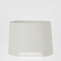 Linen Drum Lamp Shade Large Ivory