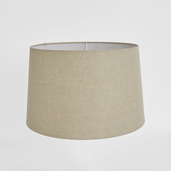 Linen Drum Lamp Shade Large Natural | 40cm | Premium Quality | Home Decor