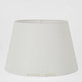 Linen Taper Lamp Shade XL Ivory