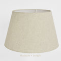 Linen Taper Lamp Shade XL Light Natural