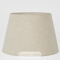 Linen Taper Lamp Shade XXL Light Natural