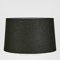 Linen Drum Lamp Shade XXL Black