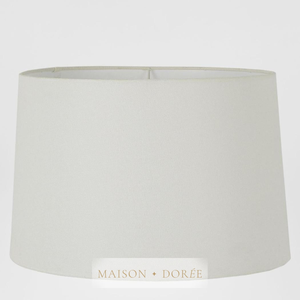 Linen Drum Lamp Shade XXL Ivory