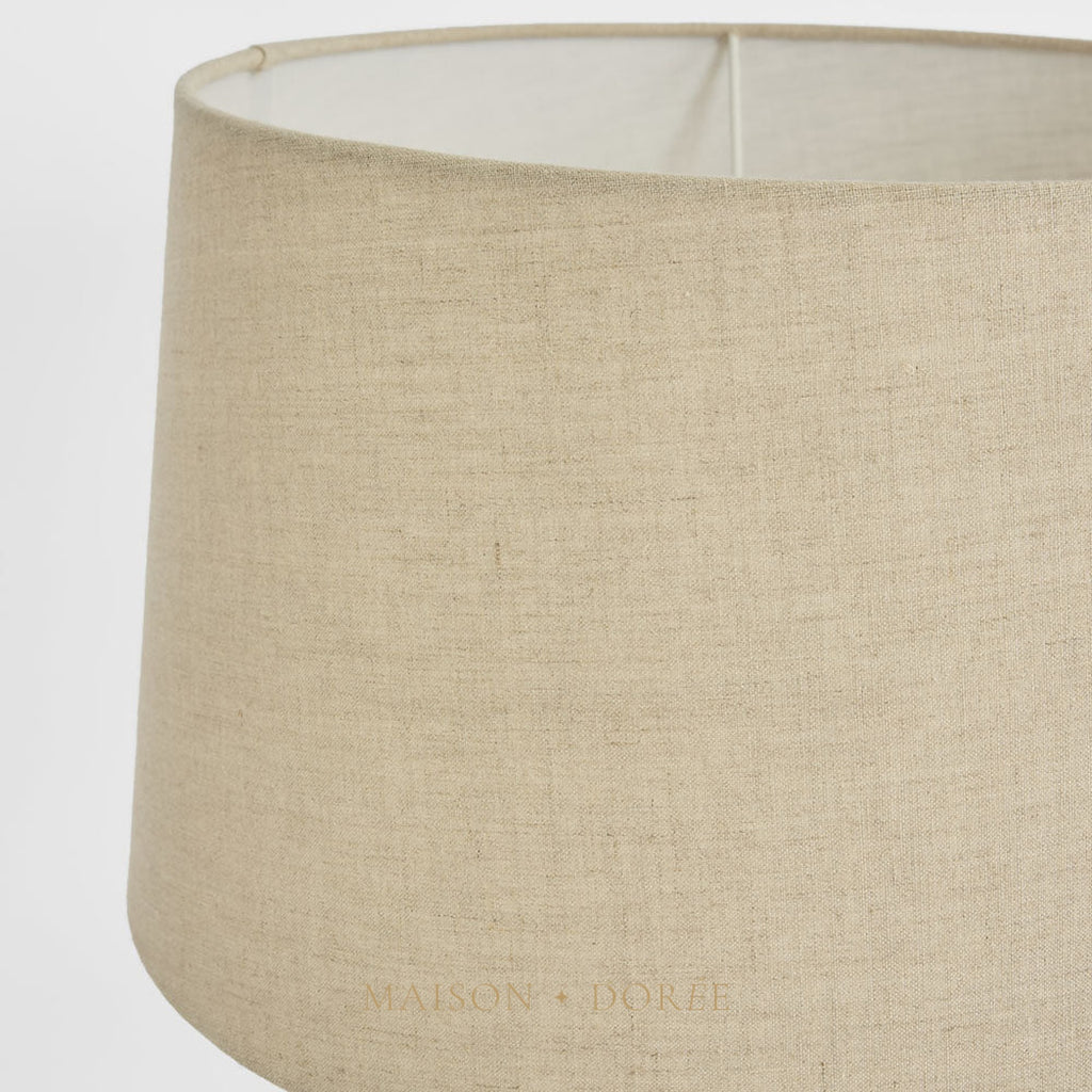 Linen Drum Lamp Shade XXL Light Natural