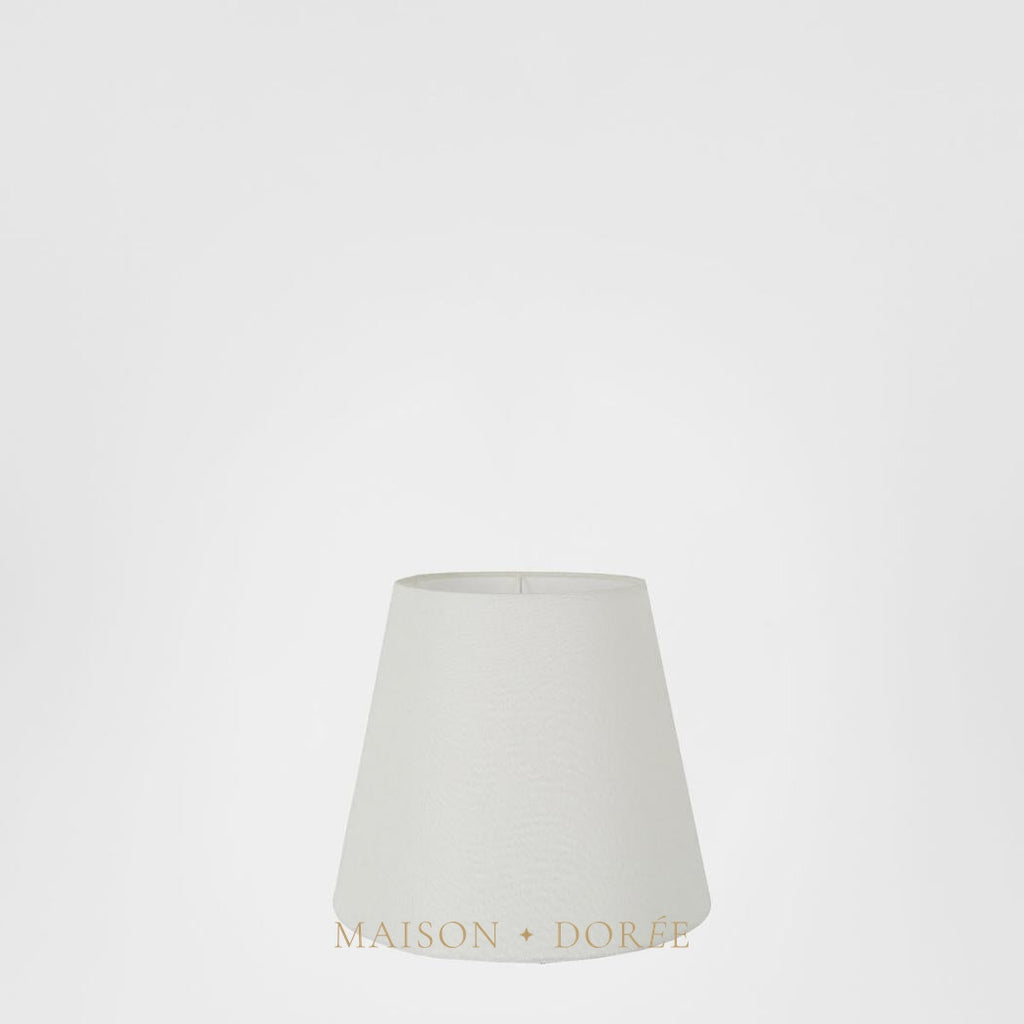 Linen Taper Lamp Shade XXXS Textured Ivory