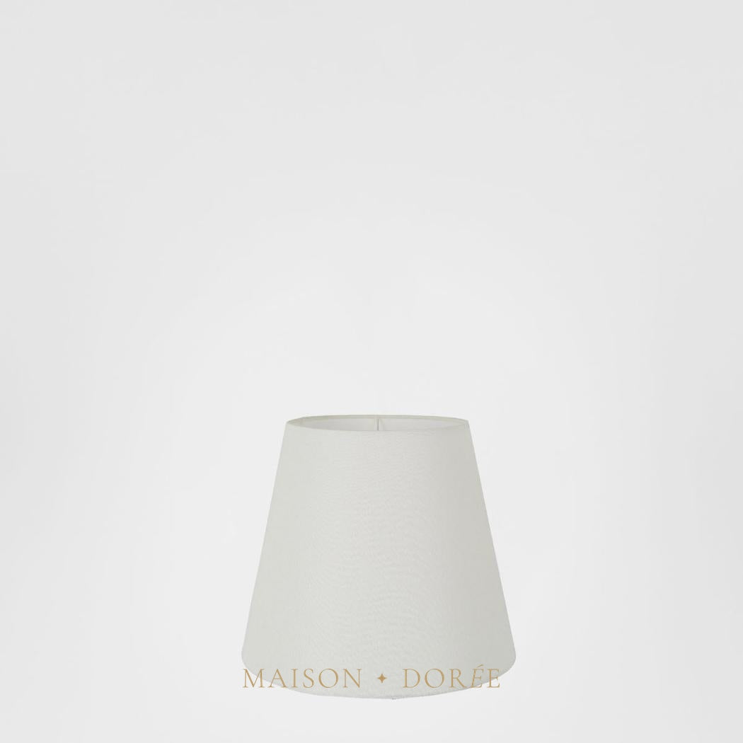 Linen Taper Lamp Shade XXXS Textured Ivory