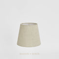 Linen Taper Lamp Shade XXS Light Natural