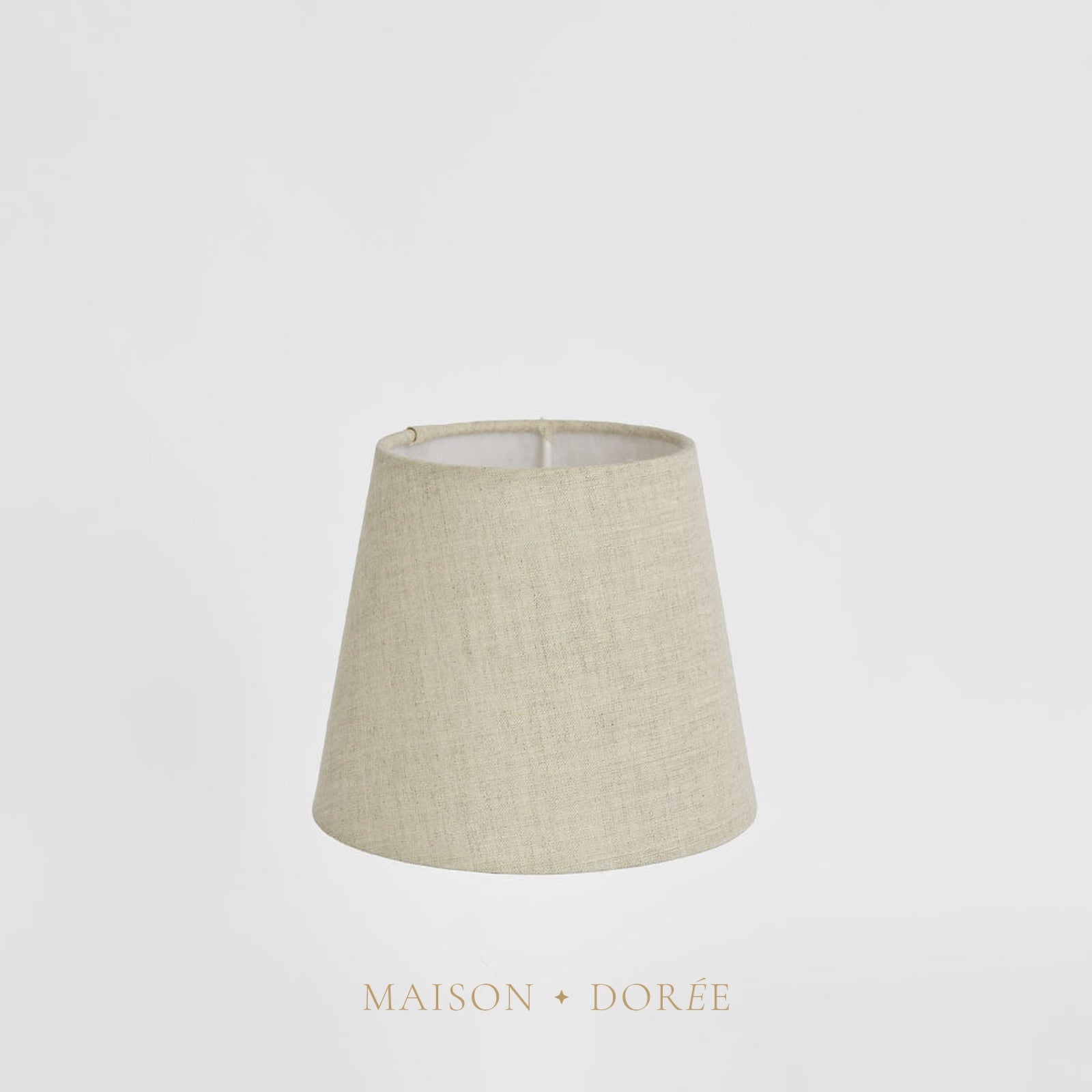 Linen Taper Lamp Shade XXS Light Natural