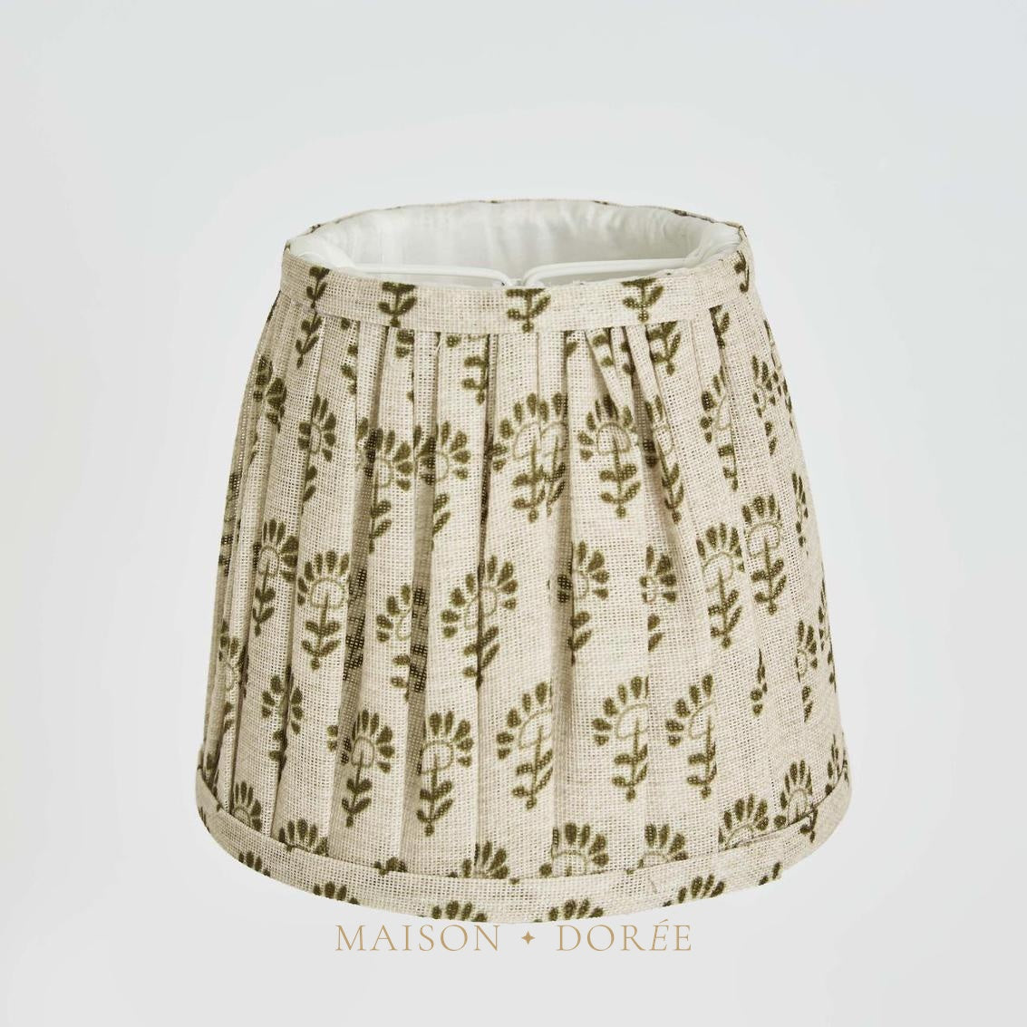 Viscose Linen Taper Lamp Shade XXS Green