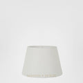 Linen Drum Lamp Shade XXS Textured Ivory