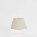 Linen Drum Lamp Shade XXS Light Natural