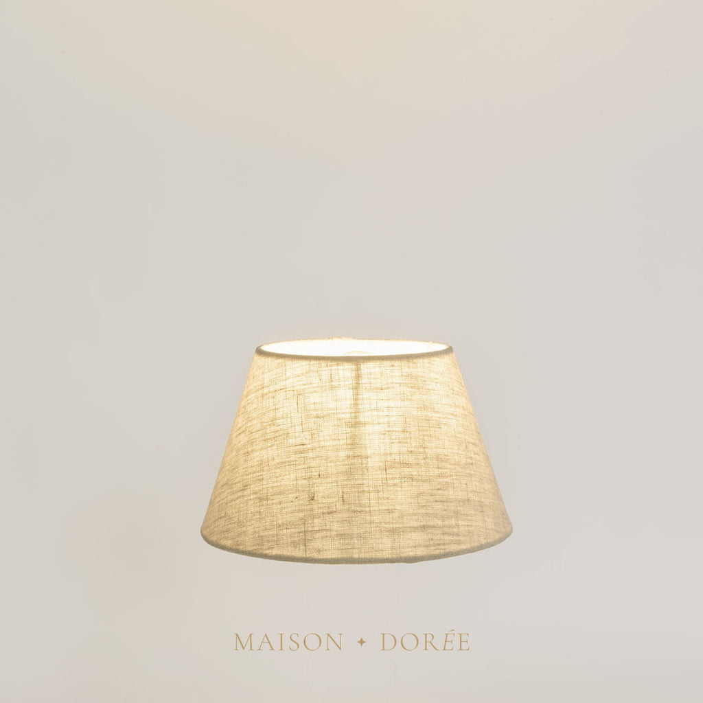Linen Drum Lamp Shade XXS Light Natural