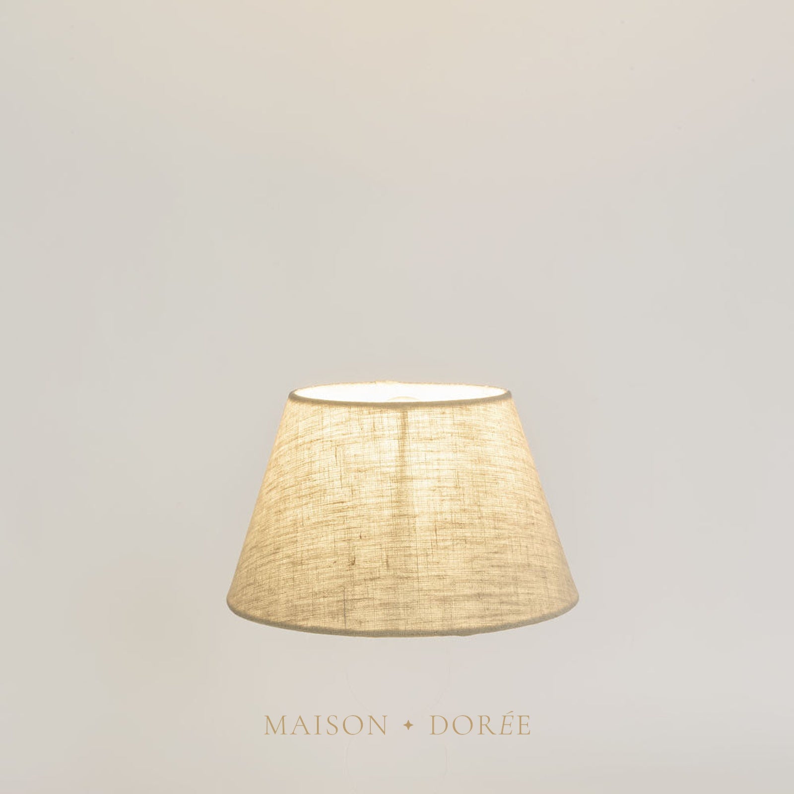 Linen Drum Lamp Shade XXS Light Natural