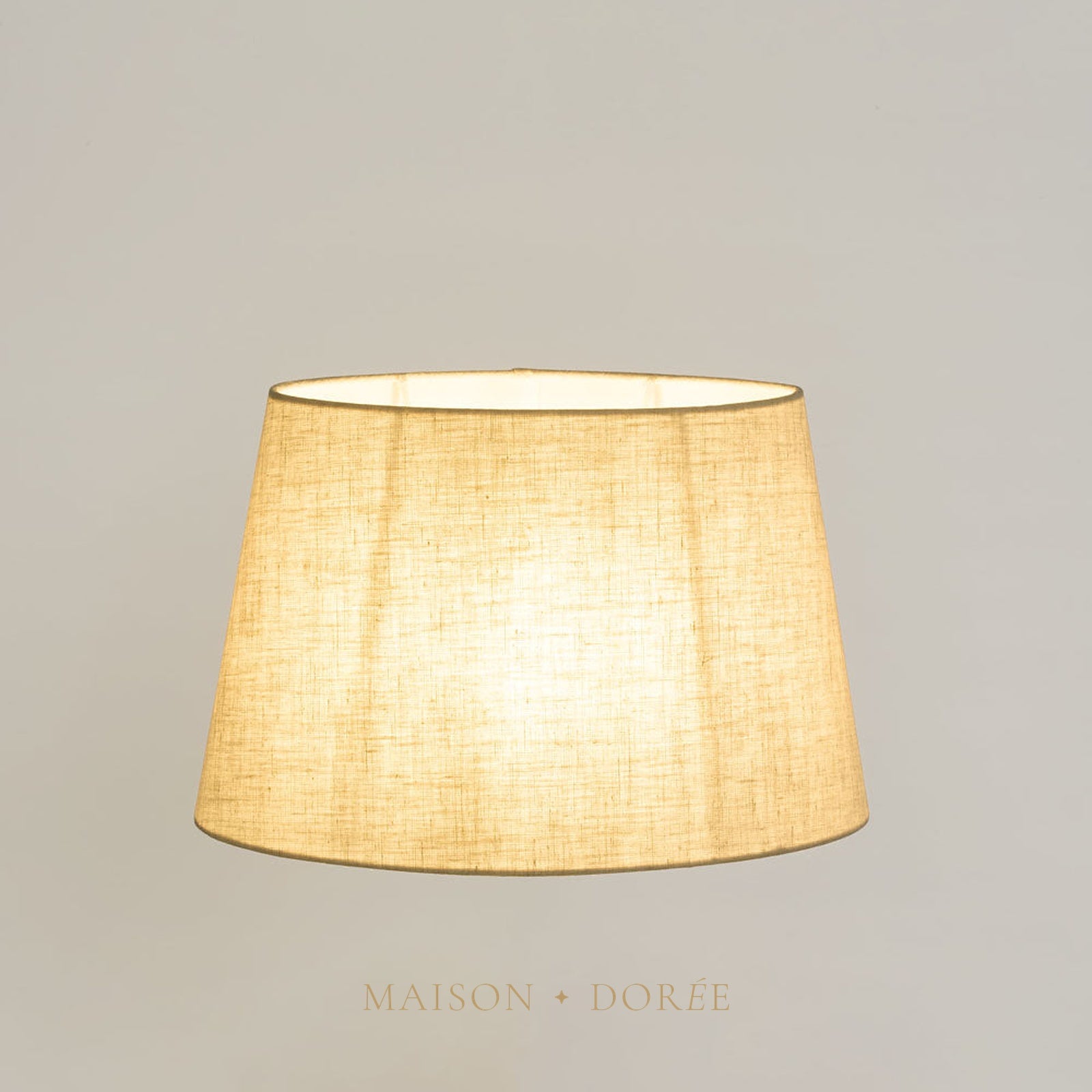 Linen Oval Lamp Shade XS Light Natural
