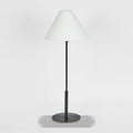Alpine Table Lamp Black with Shade