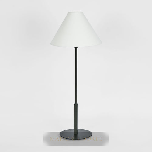 Alpine Table Lamp Black with Shade