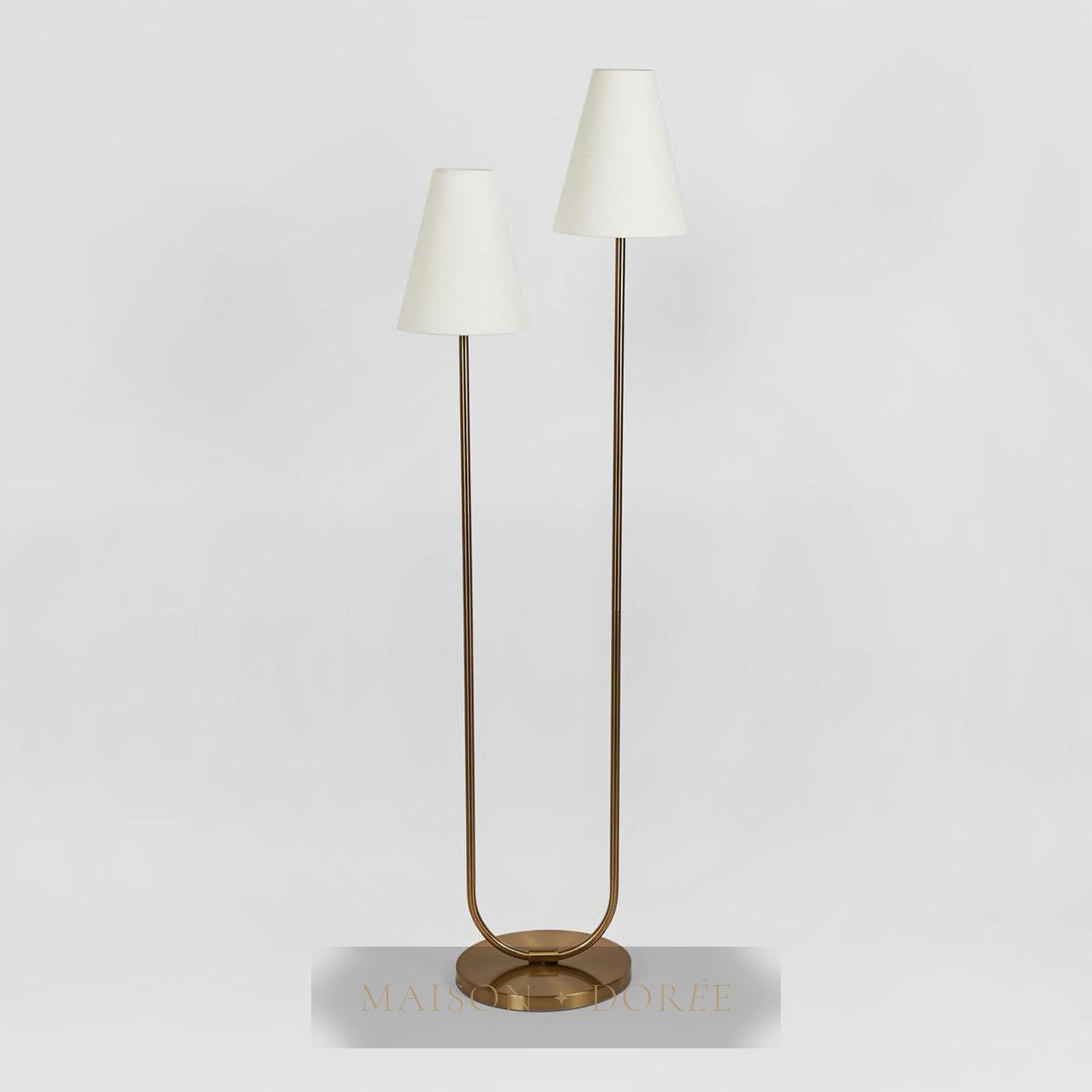 Aspen Floor Lamp Antique Brass — Antique Brass