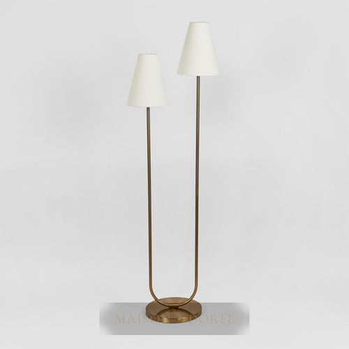 Aspen Floor Lamp Antique Brass — Antique Brass